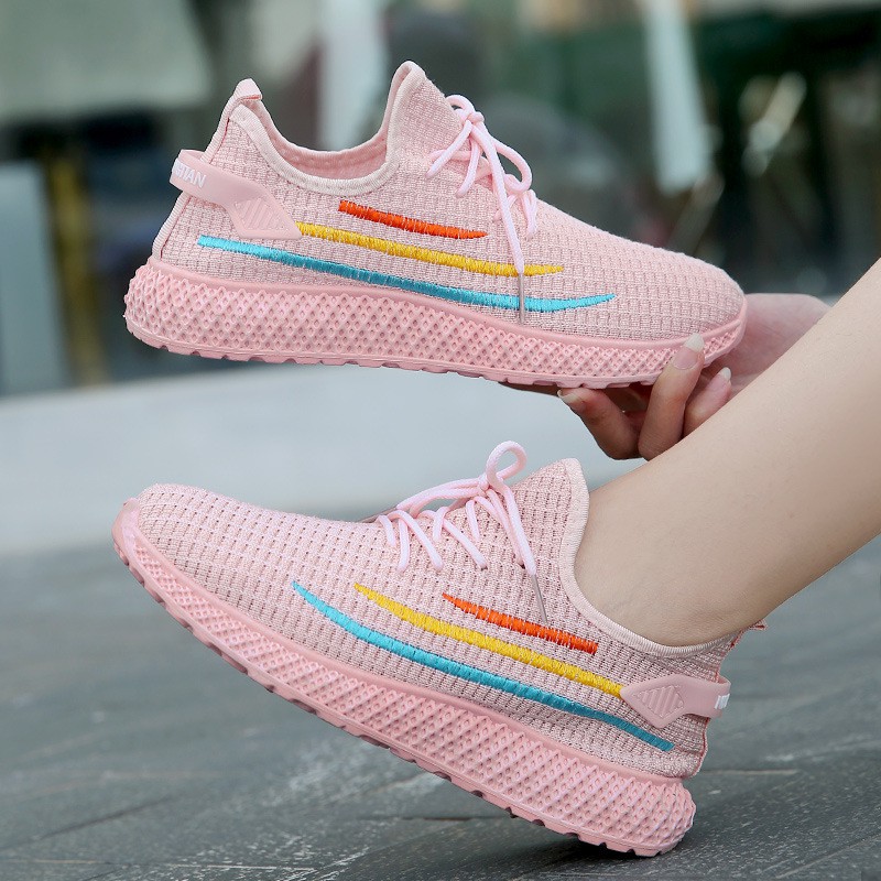 Giày sneaker thể thao nữ buộc dây siêu nhẹ V280