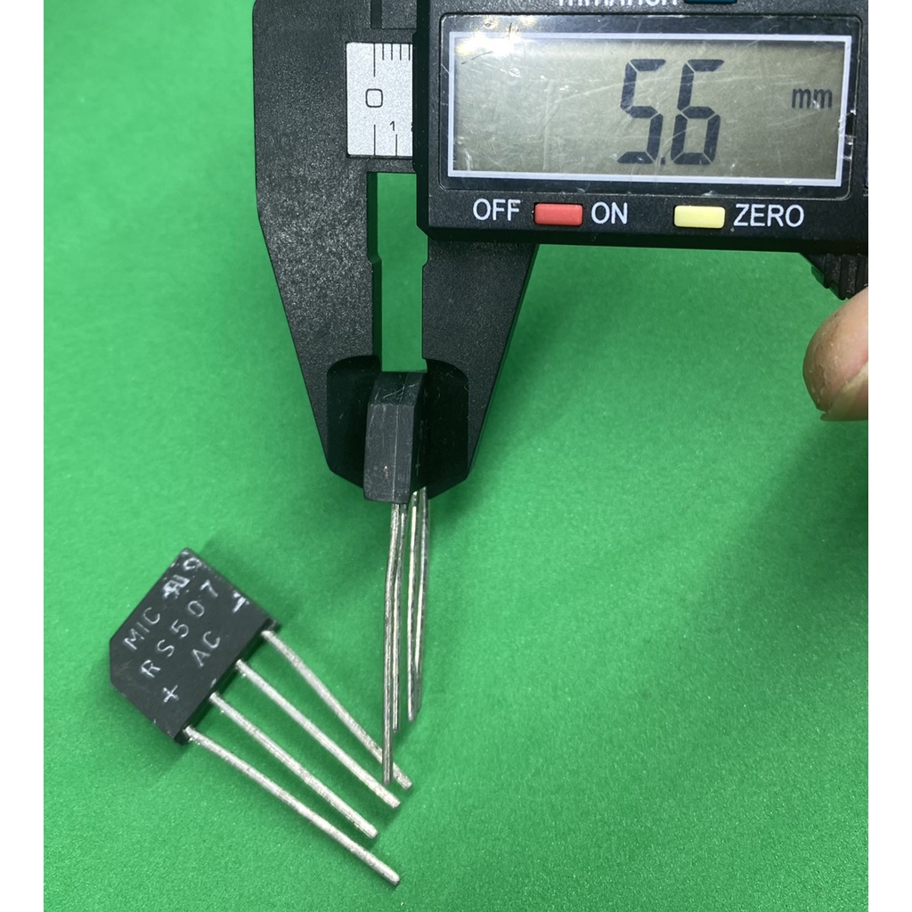 Diode Cầu Dẹp MIC RS507 5A 1000v - linh kiện điện tử QUỲNH DIỄN