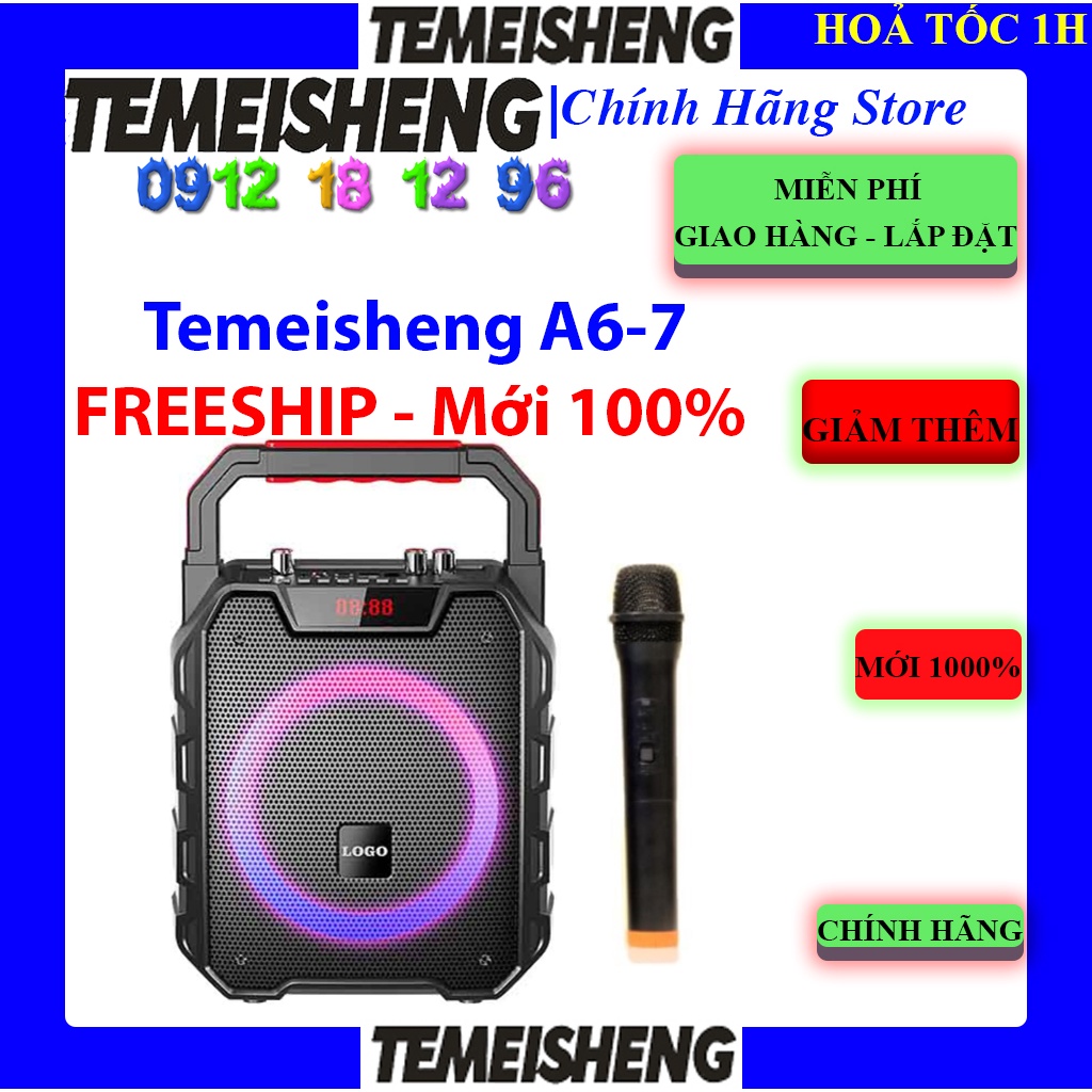 Loa karaoke mini Temeisheng A6-7, loa nghe nhạc - trợ giảng