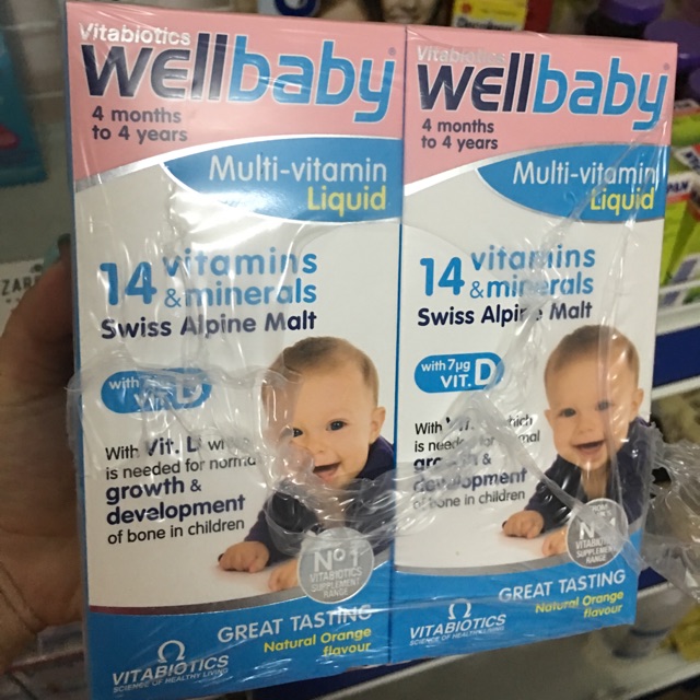 Vitamin tổng hợp Wellbaby cho bé từ 4 tháng đến 4 tuổi