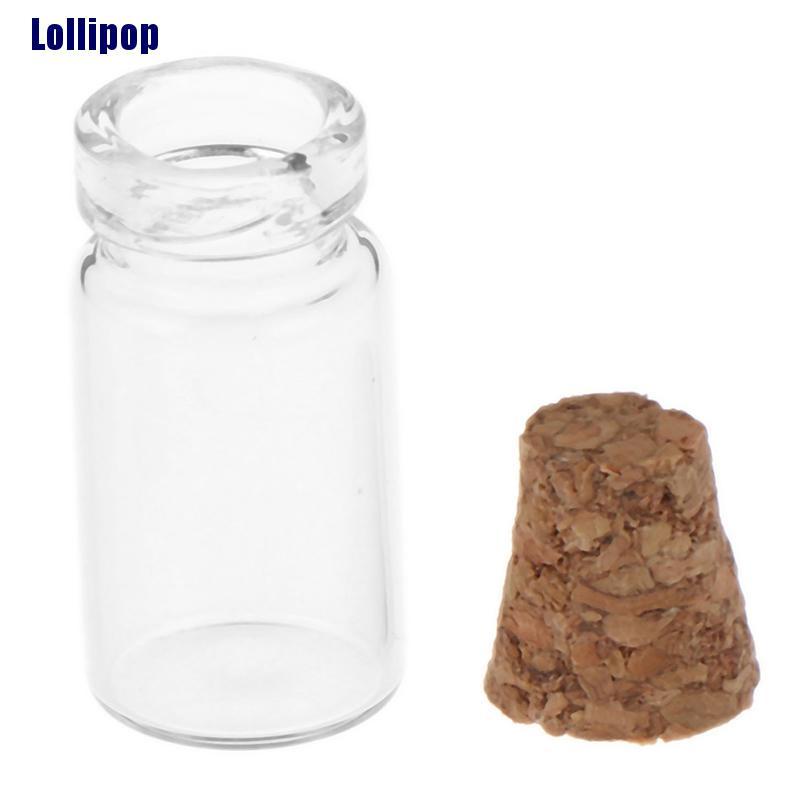 Set 10 lọ thủy tinh mini tỉ lệ 1:12 trang trí nhà búp bê