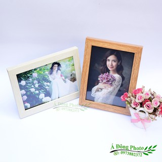 Khung ảnh để bàn vân gỗ - size 13x18 - 15x21