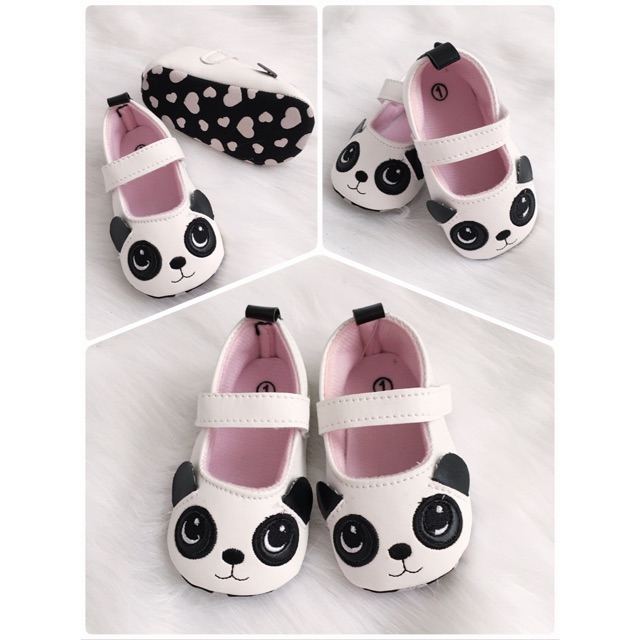 Giầy sơ sinh gấu panda