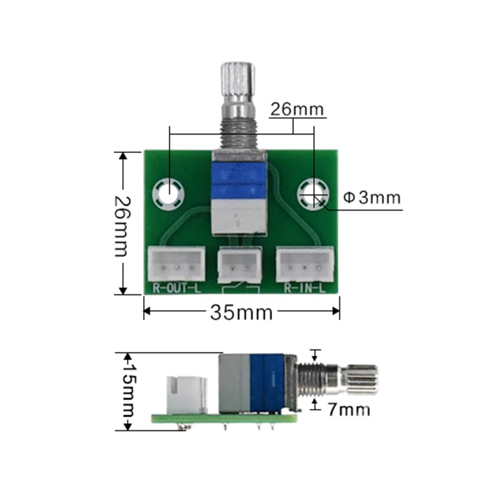 Bảng Mạch Công Tắc Aiyima 50k Điều Chỉnh Âm Lượng