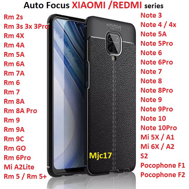 Auto Focus Redmi 9a 9c 8a 8a Pro 3s 4a 5a 6a 7a 2s 4x Go Note3 4 5 6 7 8 Note9 Note9 Pro Note5a Mi5x