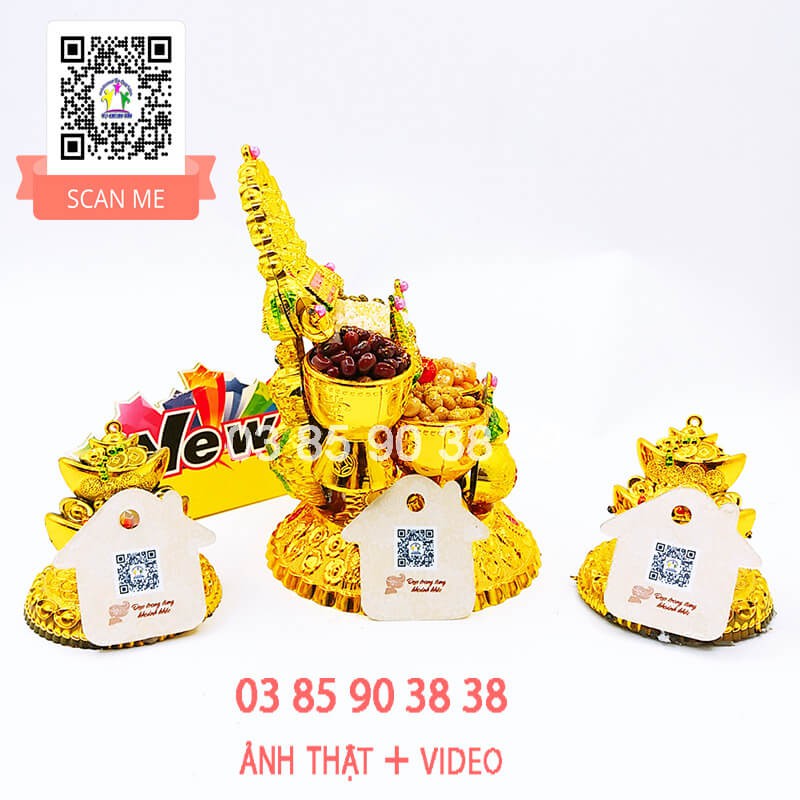 Tháp Tỏi Thần Tài - Bông Tỏi Thần Tài Ngũ Cốc Như Ý TỎI CÁT TƯỜNG | BigBuy360 - bigbuy360.vn