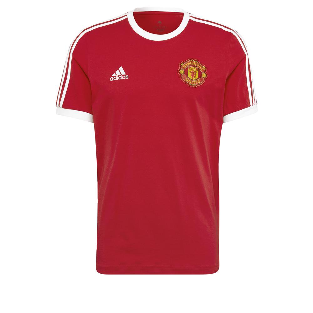 Áo Tee adidas FOOTBALL/SOCCER Áo Thun 3 Sọc Manchester United Màu đỏ HE6657