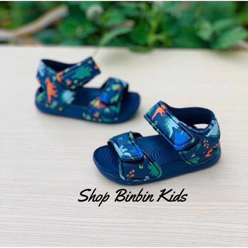 Dép quai siêu nhẹ hình khủng long cho bé