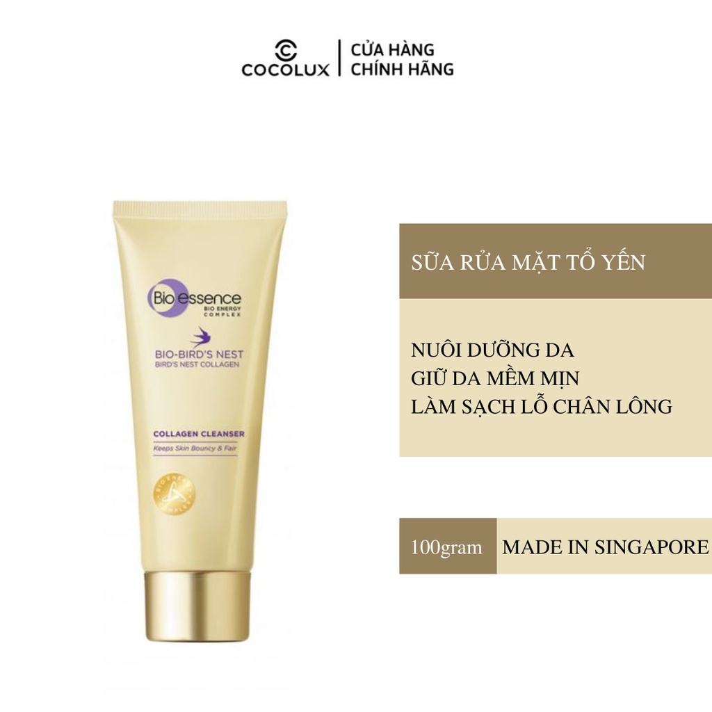 Sữa Rửa Mặt Bio Essence Tổ Yến 100g