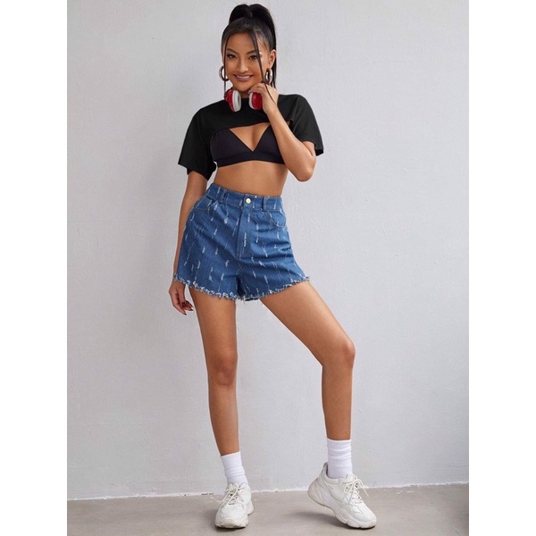 Áo croptop cánh dơi form rộng hở ngực vnxk
