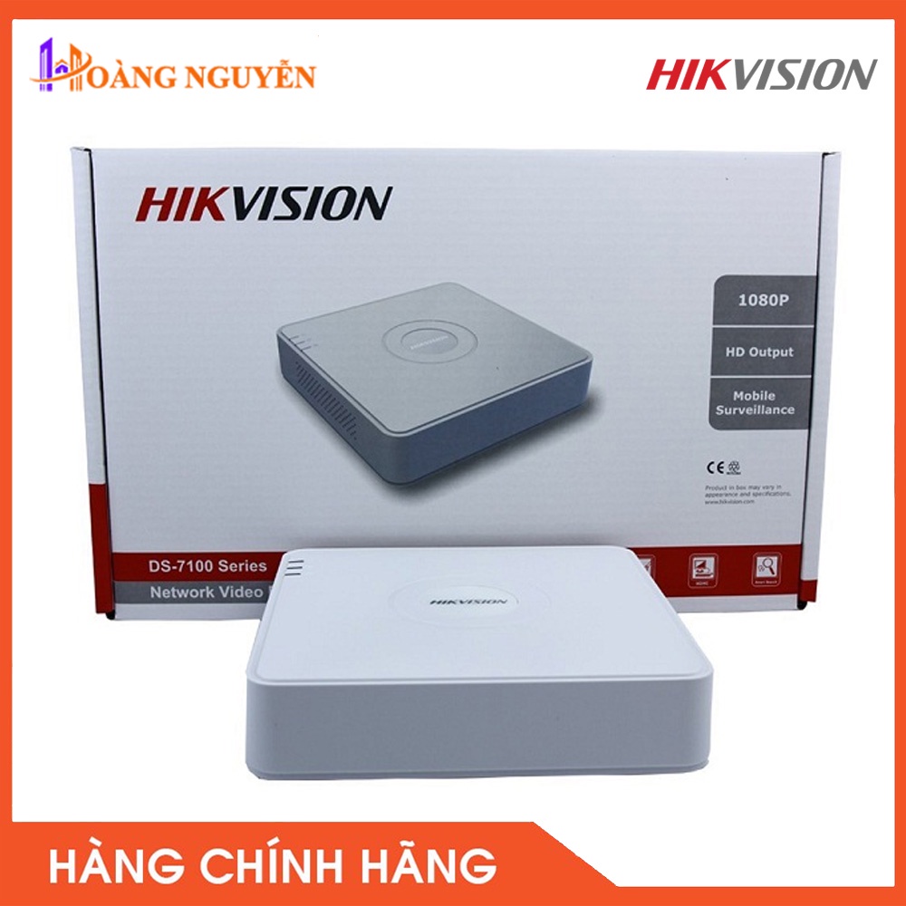 Đầu Ghi Camera HIKVISION 4 Kênh DS-7104HGHI-F1 và Đầu ghi Camera HIKVISION 8 kênh  DS-7108HGHI-F1 - Hàng Chính Hãng