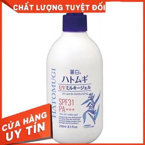 Sữa dưỡng thể Hatomugi UV Milky Gel SPF31 PA +++