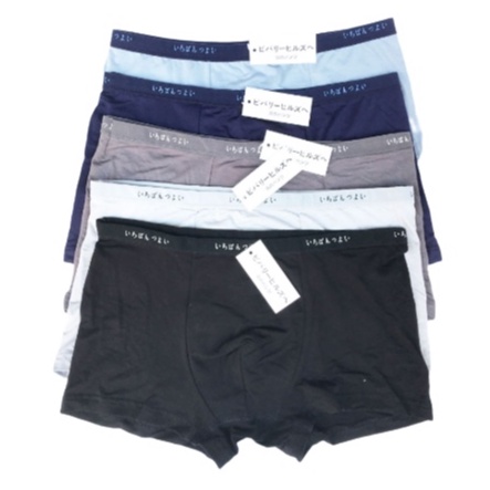 Hộp 5 Quần Lót Boxer Đùi Nam Cotton Siêu Mát Siêu Thấm Hút Hàng Việt Nam Xuất Nhật