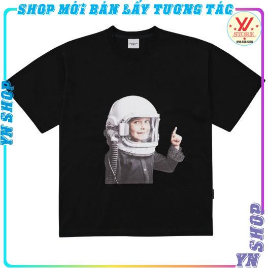 Áo thun tay lỡ ADLV Baby Astronaut , áo phông T Shirt cotton nam nữ unisex phong cách ulzzang