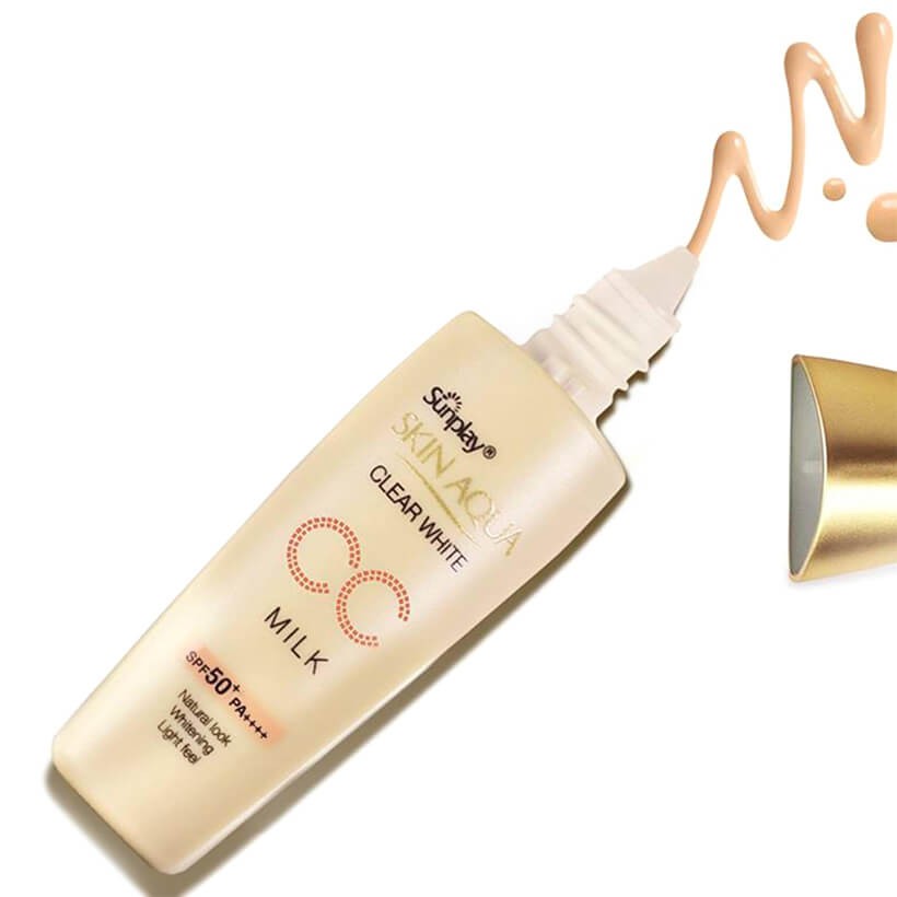 Che khuyết điểm Chống Nắng Sunplay Skin Aqua CC Milk SPF50+ PA++++ 25g (kiểm soát dầu)