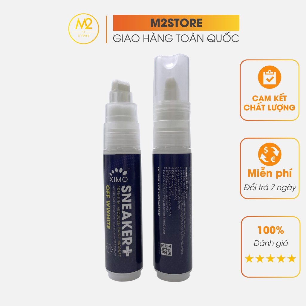 Bút Repaint đế giày tẩy trắng, sơn trắng làm mới phục hồi giày Ximo Midsole Paint Pen XXI23 15ml