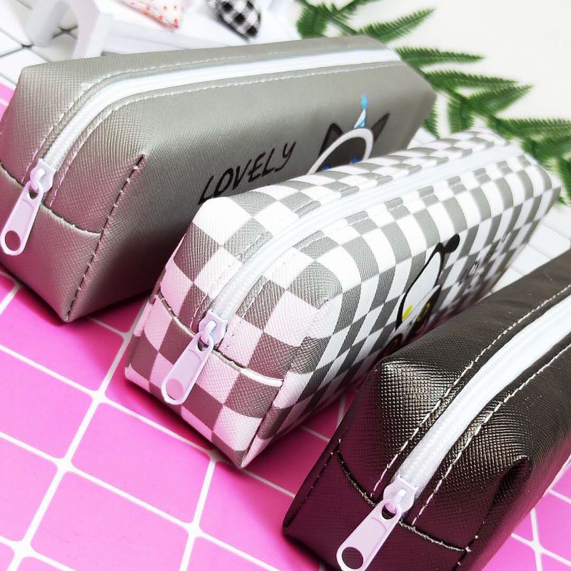 Hộp bút mèo vuông