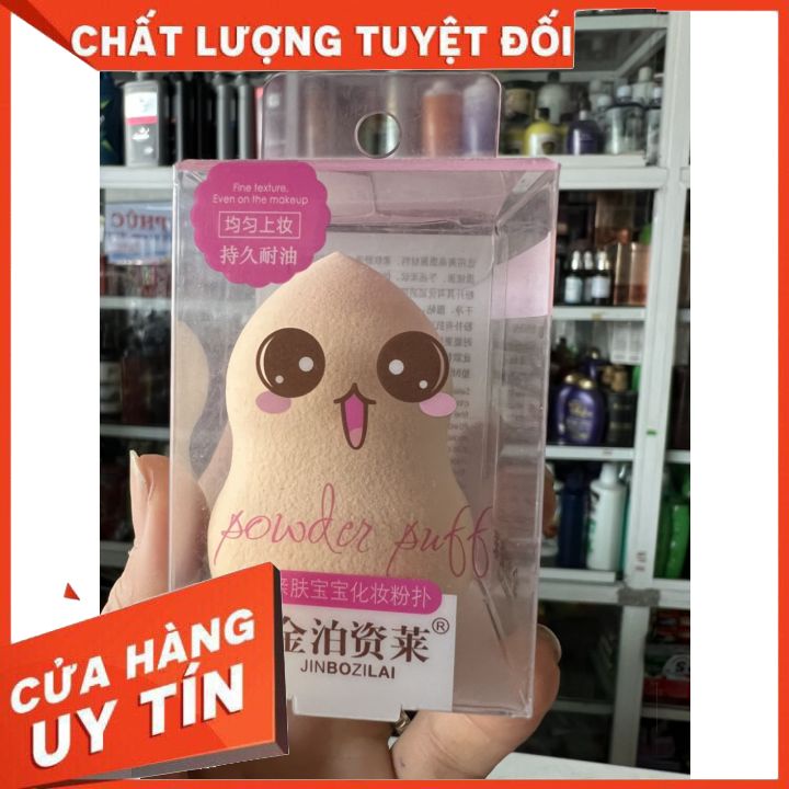 [chính hãng] Bông mút đánh kem lót kem nền hình hồ lô nhỏ xinh dễ thương siêu rẻ mềm mại có thể tán đều kem lót ☆*: .｡