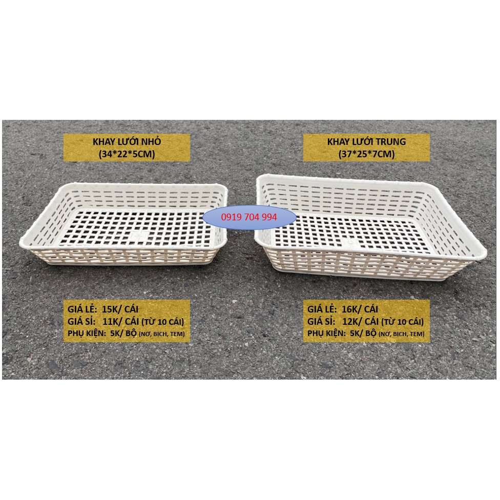 giỏ quà Tết (khay lưới lớn)