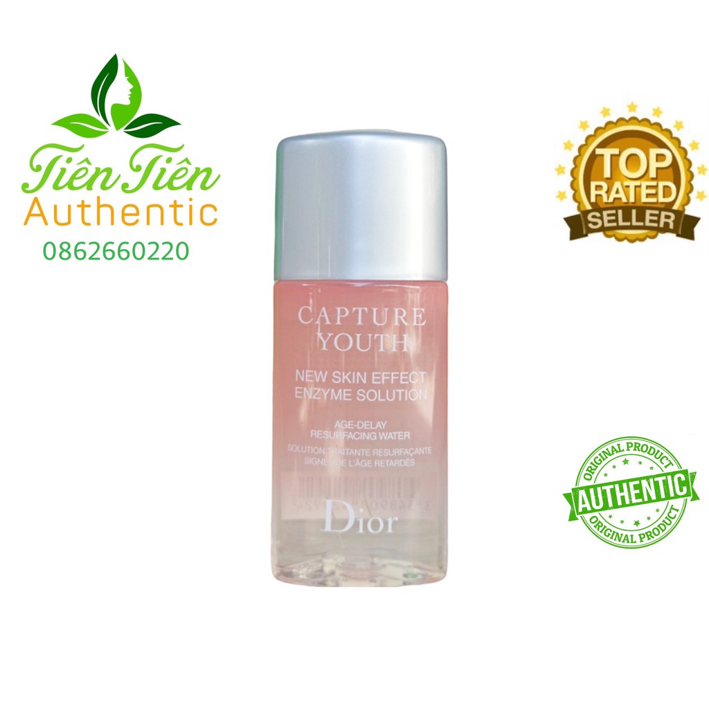 Nước Thần Dior Capture Youth New Skin Effect Enzyme Solution Age-Delay Resurfacing Water 50ml