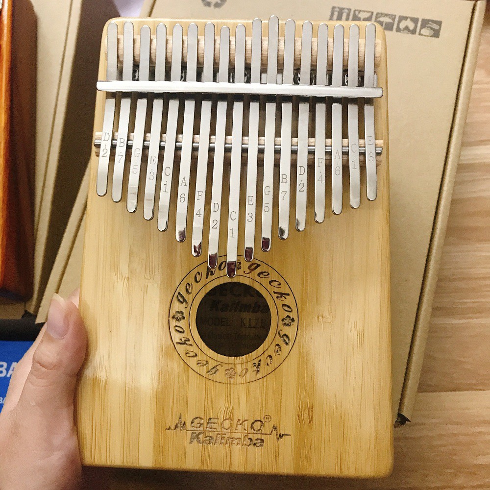 Đàn Kalimba Gecko K17BA Khắc Phím