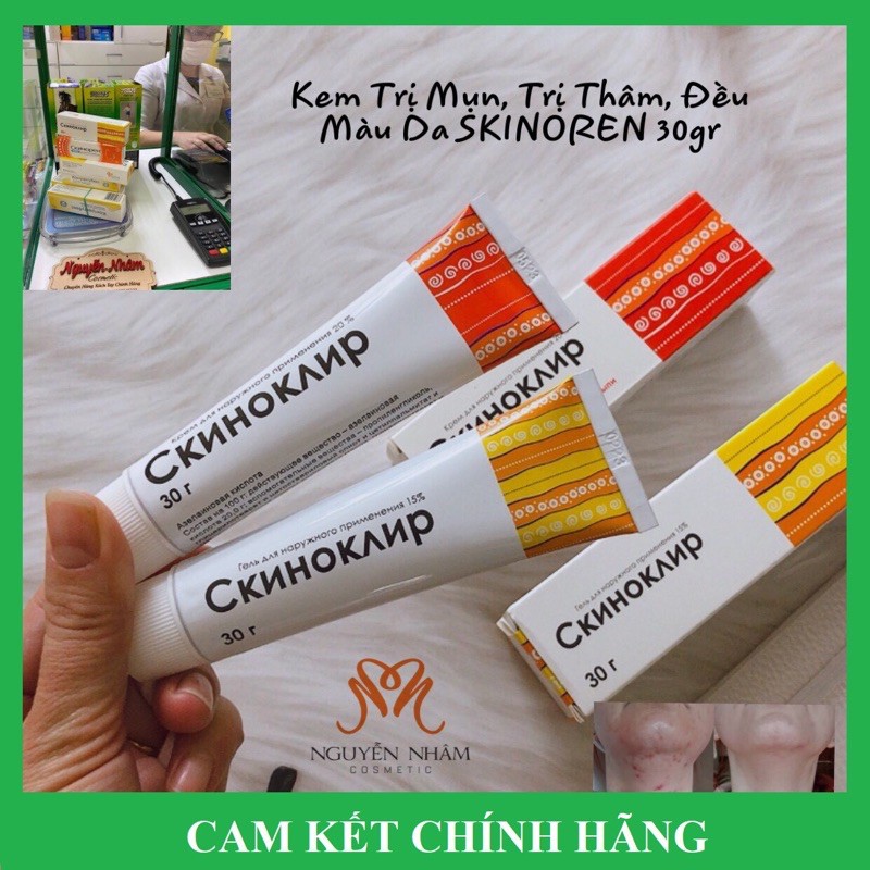 [Mã 2611TIEUDUNG100K giảm 8% đơn 500K] Kem SKINOREN GIẢM mụn, thâm nám 15%, 20% Azelaic Acid | BigBuy360 - bigbuy360.vn