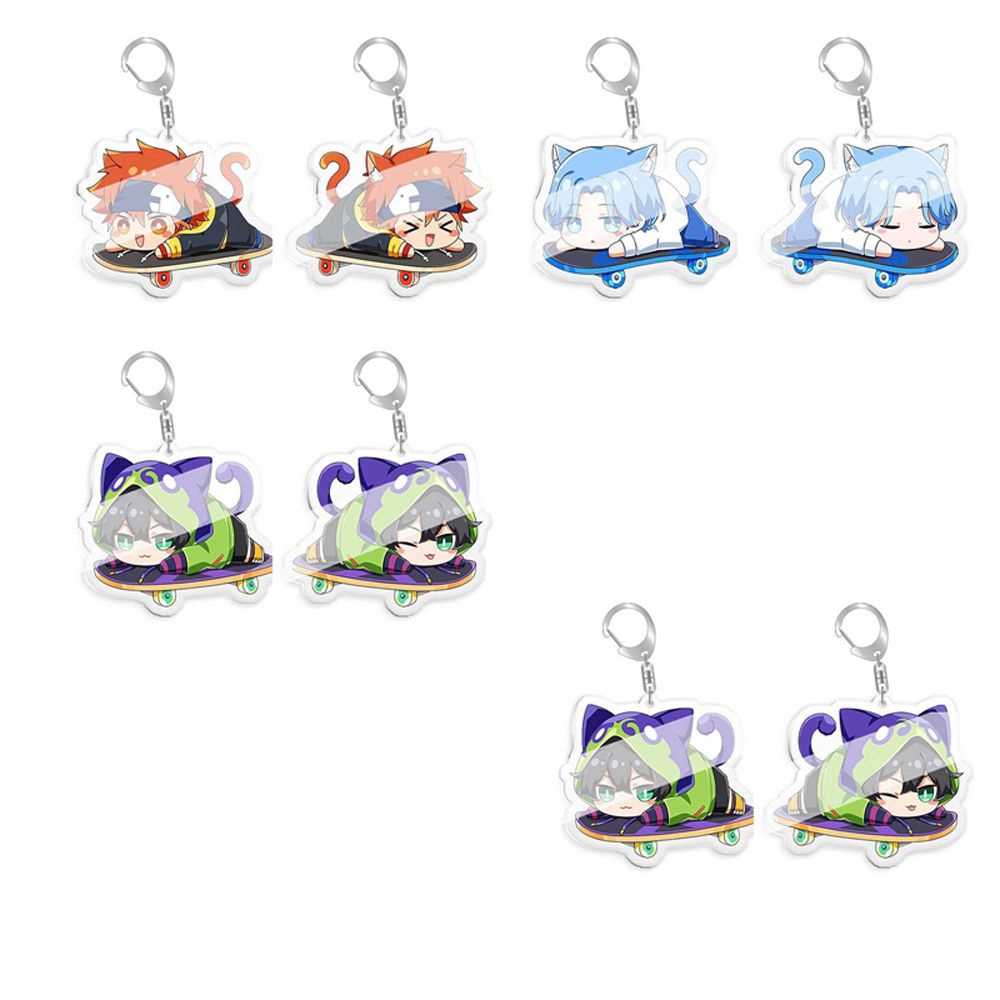 Móc khóa acrylic hoạt hình SK8 Miya REKI sưu tập cosplay anime 2 mặt diy