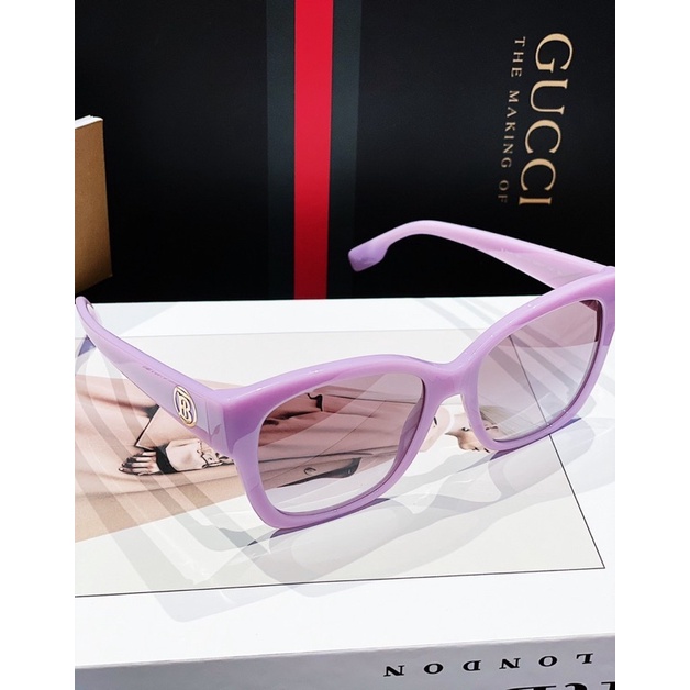 Mắt kính nữ  BURBERRY Hồng tím nhẹ, form xinh dễ đeo 🥰