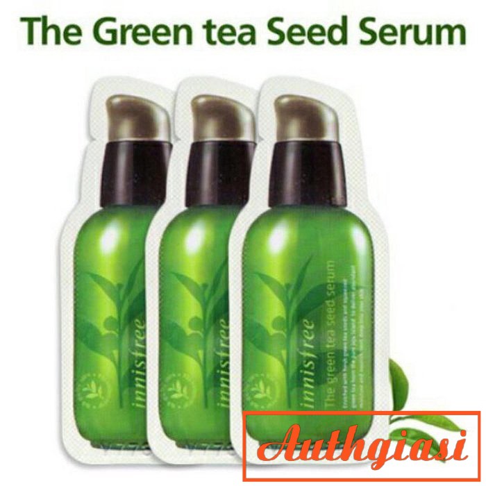 [Sample] Gói Sample tinh chất \ tinh dầu dưỡng trà xanh Innisfree Green Tea Seed Serum \ Oil | BigBuy360 - bigbuy360.vn