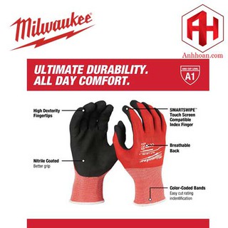 Milwaukee bao găng tay bảo hộ 48-22-8902