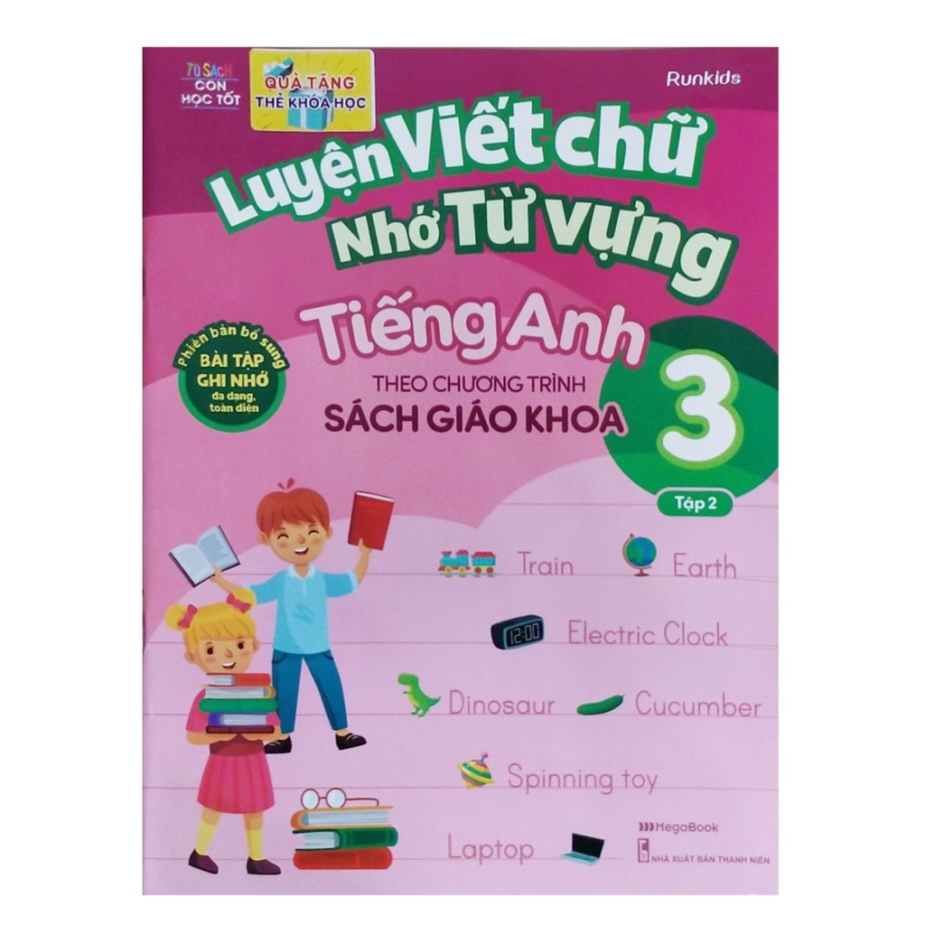 Sách - Luyện viết chữ nhớ từ vựng tiếng anh theo chương trình sách giáo khoa lớp 3 tập 2