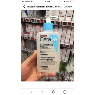 Sữa rửa mặt Cerave Renewing SA Cleanser