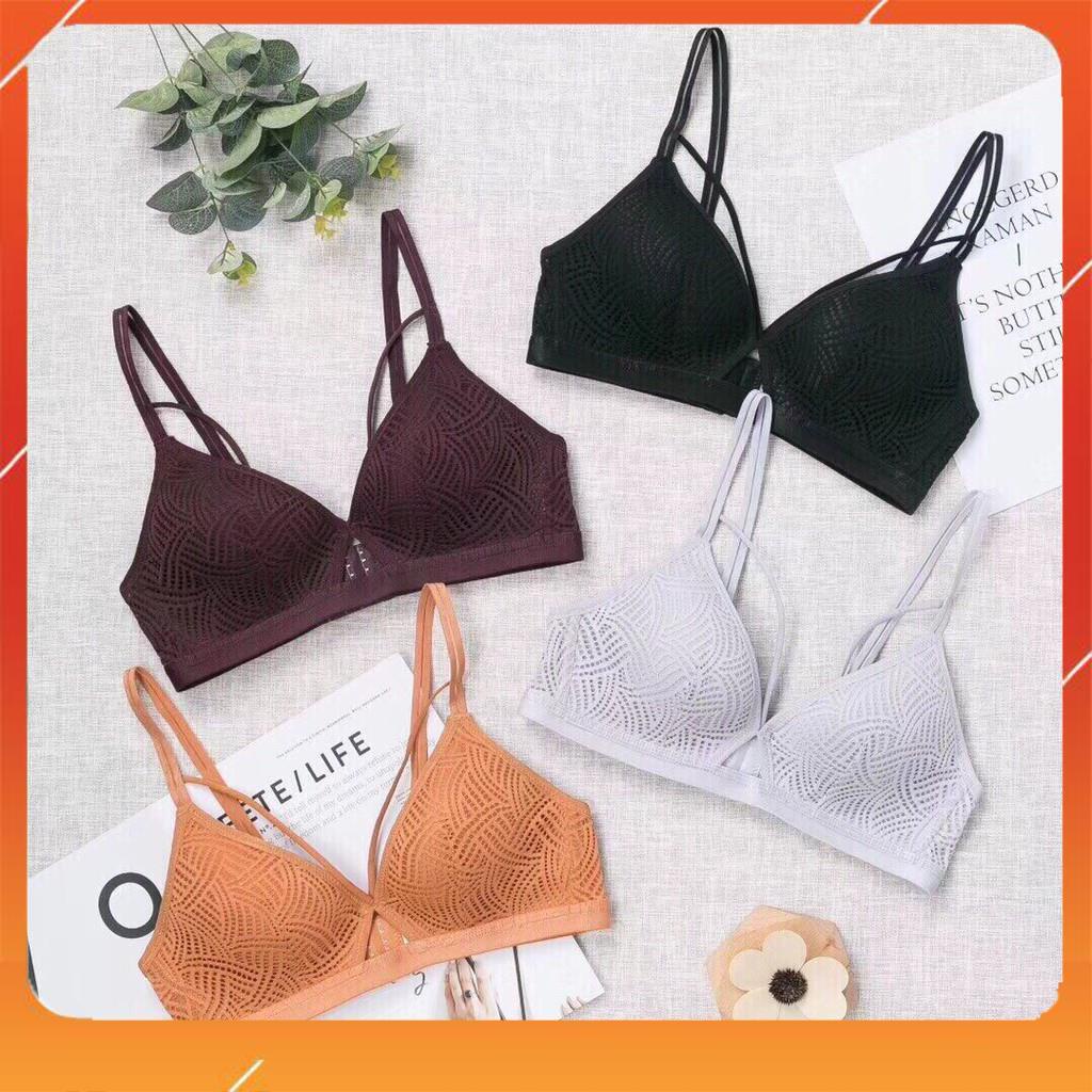 [Sale] Set bộ đồ lót nữ ren, áo không gọng, có đệm mút, Mã B17993