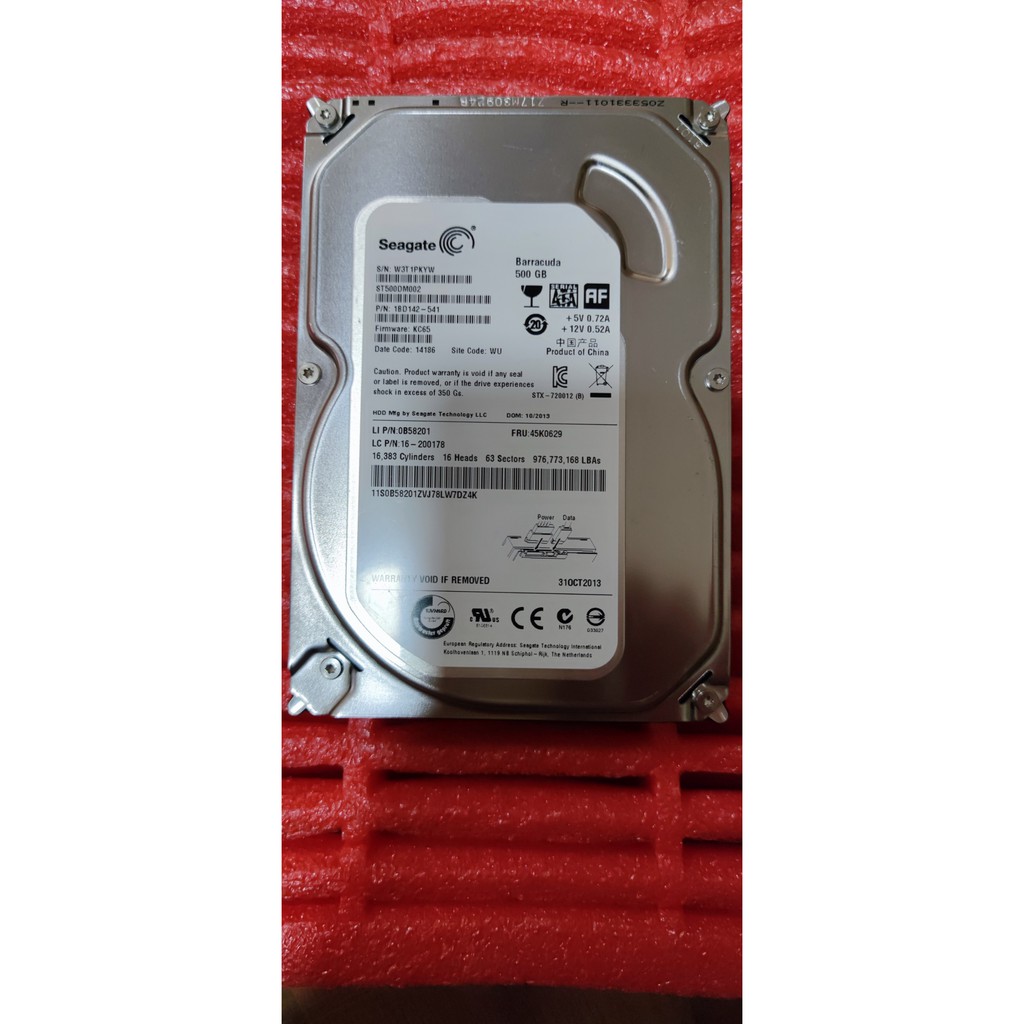 Ổ cứng HDD 500gb Seagate green giá rẻ hàng 99% như mới, Bảo hành 24 tháng