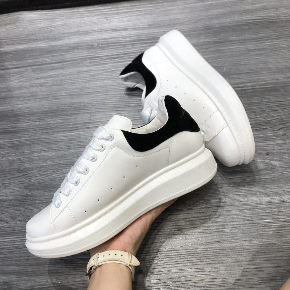 Giày thể thao sneaker mc queen gót đen độn đế nâng chiều cao nam nữ | BigBuy360 - bigbuy360.vn