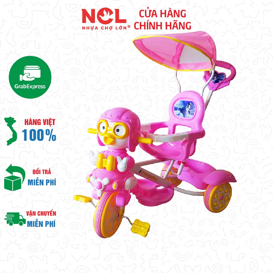 [Nhựa Chợ Lớn] Xe 3 Bánh L10 Chim Cánh Cụt BH (Có nhạc) M1561BX3B