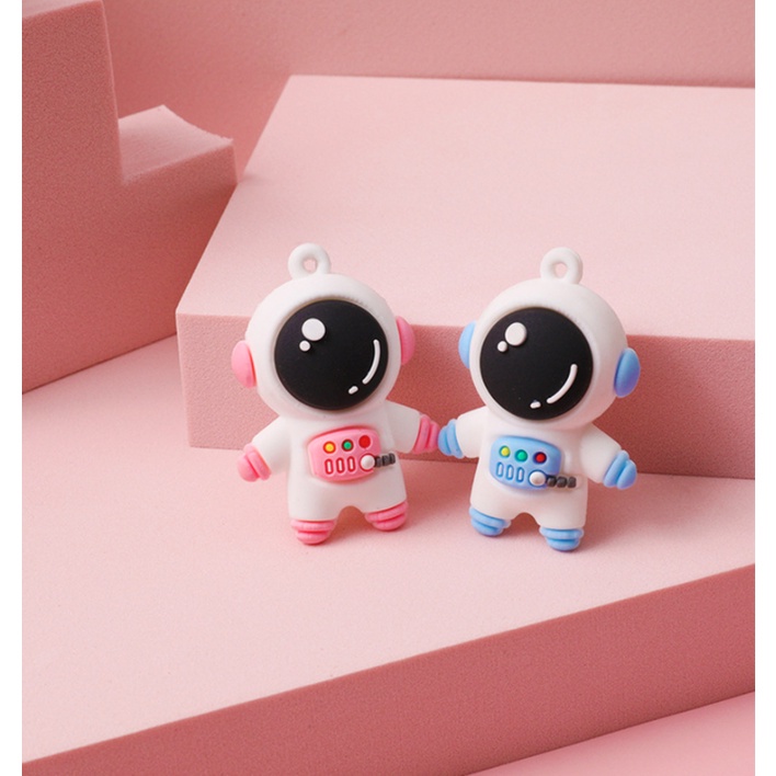 Móc khóa phi hành gia, móc khóa chuông hoạt hình cute, hình thú cực đáng yêu