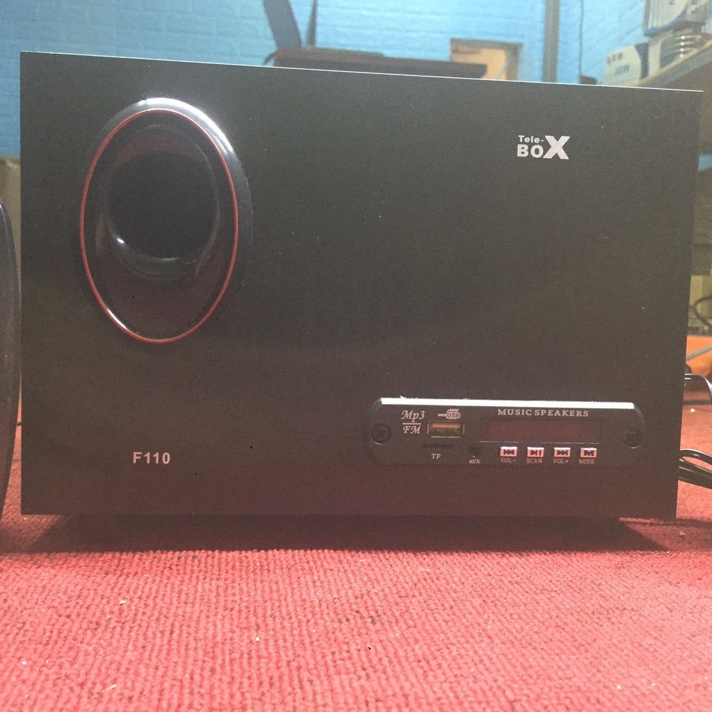 [SALE] Loa vi tính bluetooth F110 Telebox Chỉnh Bass Treb siêu hay