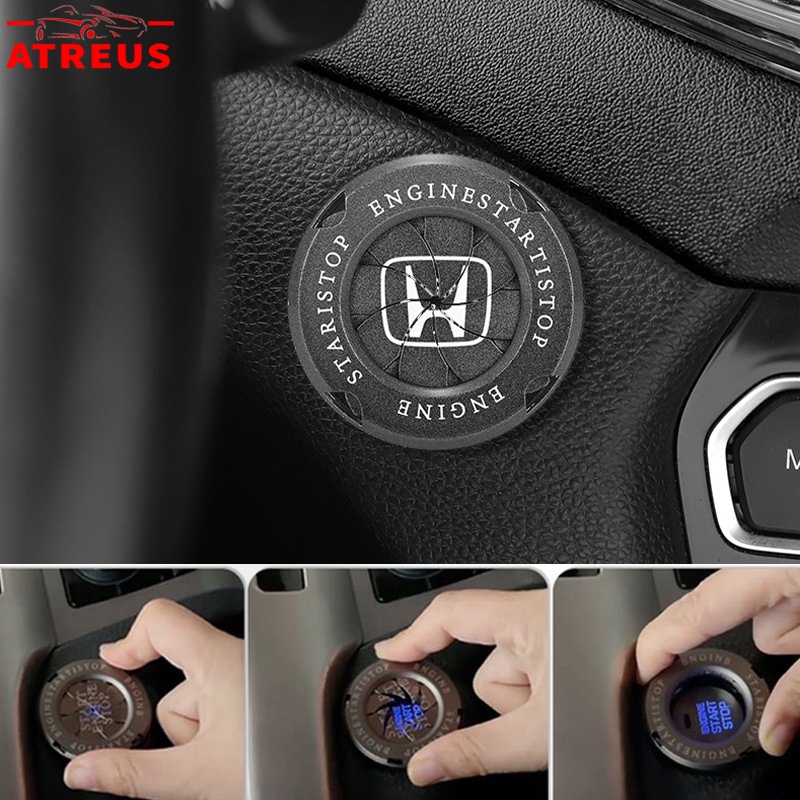 Vòng Trang Trí Nút Khởi Động Xe Hơi Honda Freed Brio City Civic CRV HRV BRV Accord Jazz