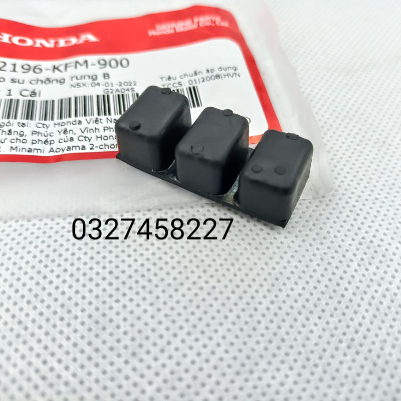 Cao su lòng xi lanh chống rung B xe DREAM, WAVE zin Honda