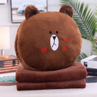 BỘ CHĂN GỐI VĂN PHÒNG HÌNH THÚ CUTE