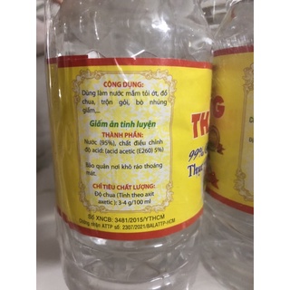 [Tân Phú] Giấm ăn Tân Hưng 400ml / Thăng Long 450ml