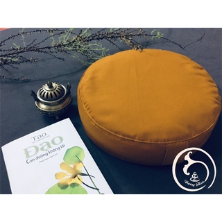 Bồ đoàn vỏ đậu xanh/Gối ngồi thiền trụ tròn/ Đôn