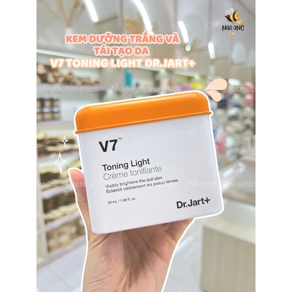 Kem dưỡng trắng tái tạo da V7 Toning Light Dr.Jart+
