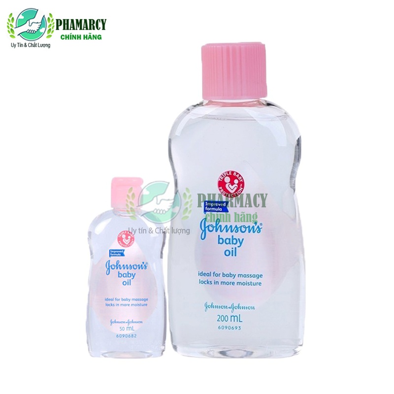 Dầu dưỡng ẩm massage Johnson's baby oil mát xa cho bé từ sơ sinh date xa 2025