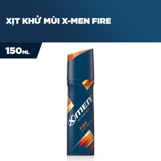 Xịt khử mùi X-men Fire 150ml phiên bản mới - Hàng Chính Hãng