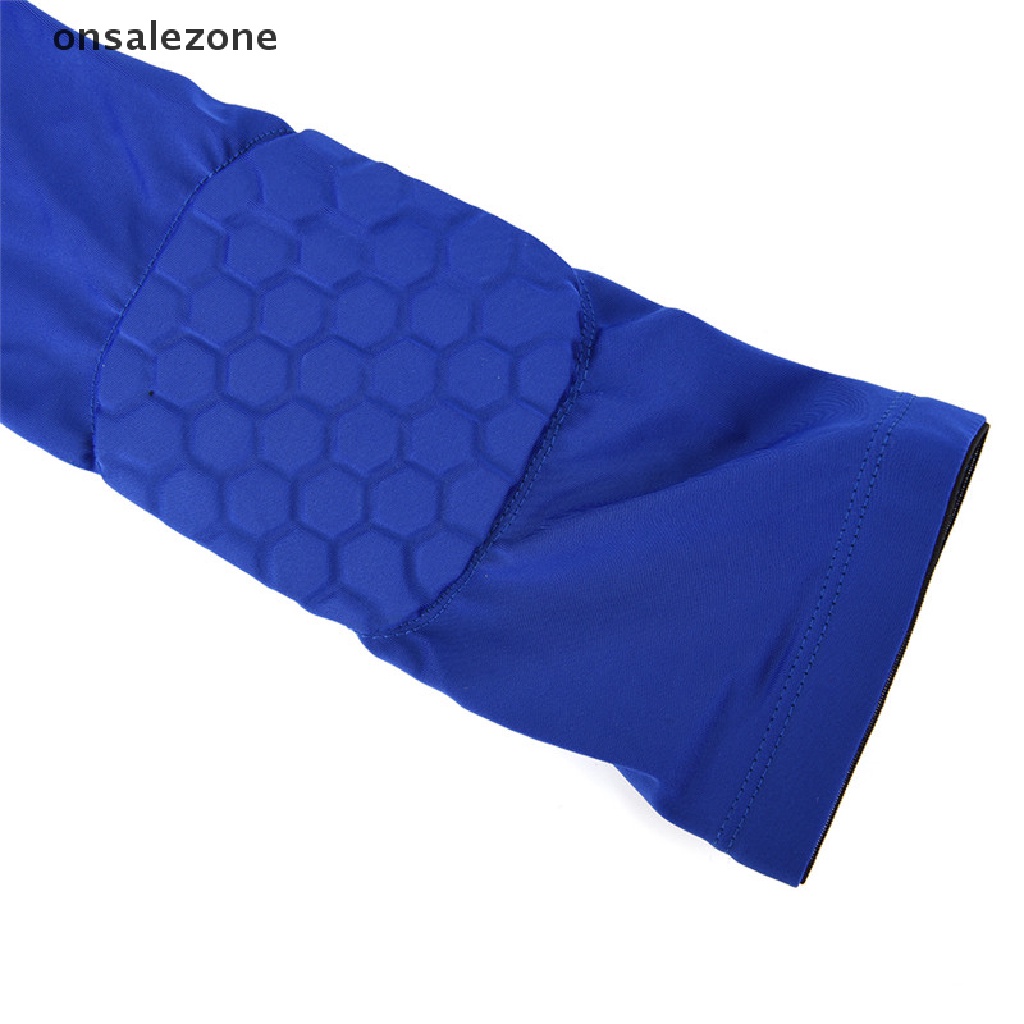 Onsalezone Honeycomb Pad Crashproof Antislip Basketball Leg Knee Long Sleeve Protector Gear TYR