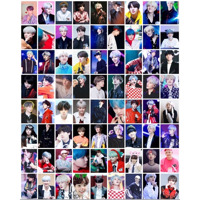 Set 72 ảnh lomo card Suga - BTS