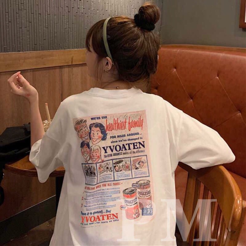 Áo phông bốn mặt in hai mặt