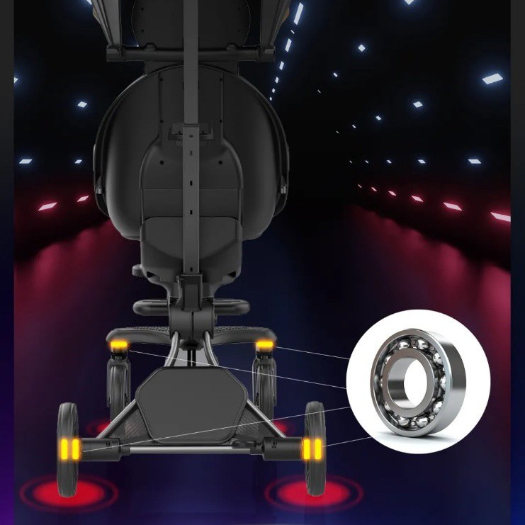 FREE SHIP ! Xe đẩy tiện lợi Baobaohao V8 thế hệ mới MẪU MỚI NHẤT 2021 - HỒNG